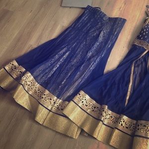 Blue lehnga only wore once